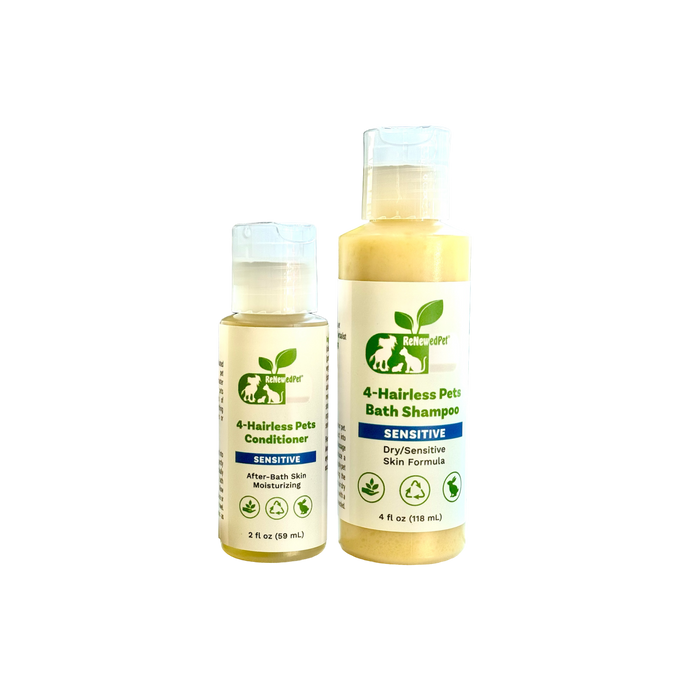 4-HAIRLESS PETS SENSITIVE SHAMPOO & CONDITIONER