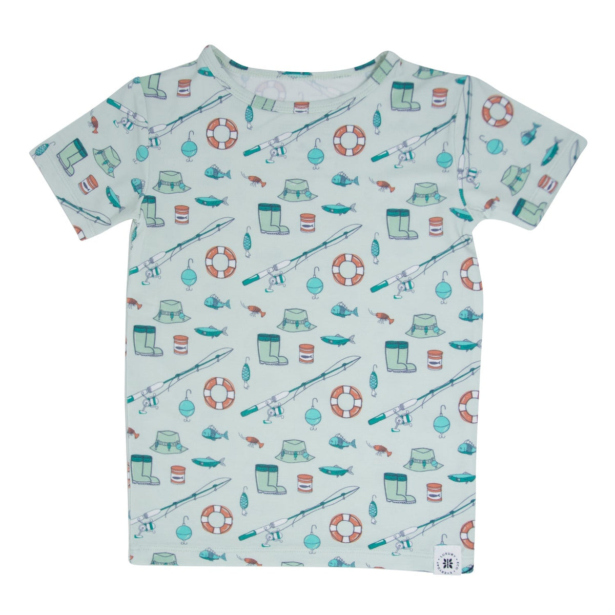 Fishing Poles Summer Pajama Set