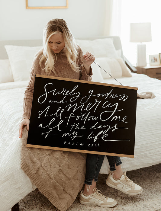 Horizontal Poster "Surely Goodness"