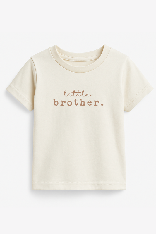 Little Brother Clay Organic Cotton Short Sleeve Toddler T-Shirt