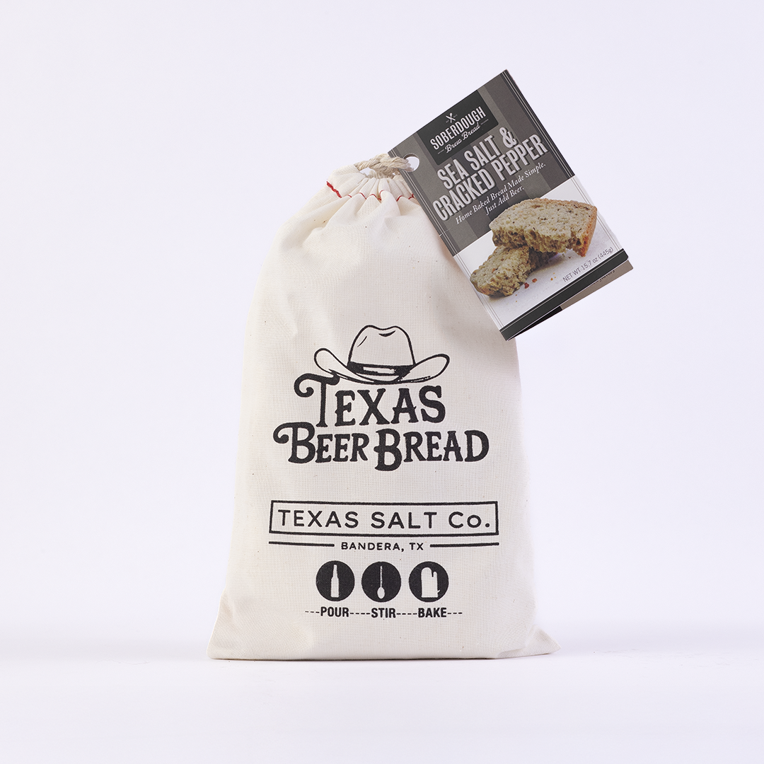 Texas Beer Bread - Sea Salt and Cracked Pepper