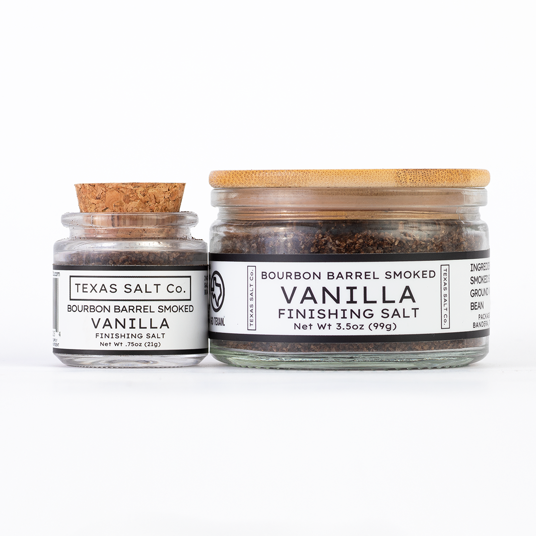 Bourbon Barrel Smoked Vanilla Finishing Salt