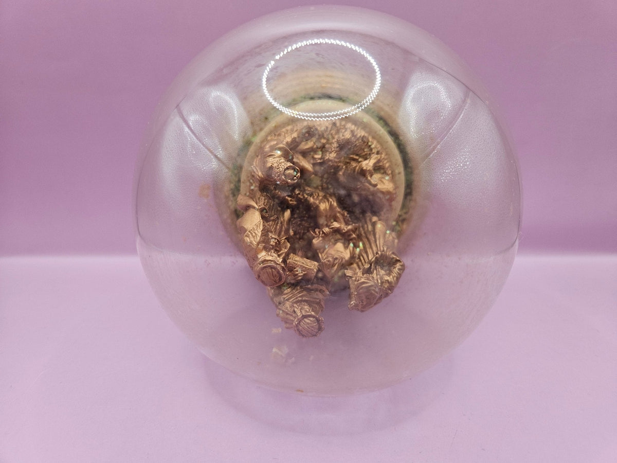 Vintage Nativity Scene Snow Globe – 5.5"x4.6" (No Water)