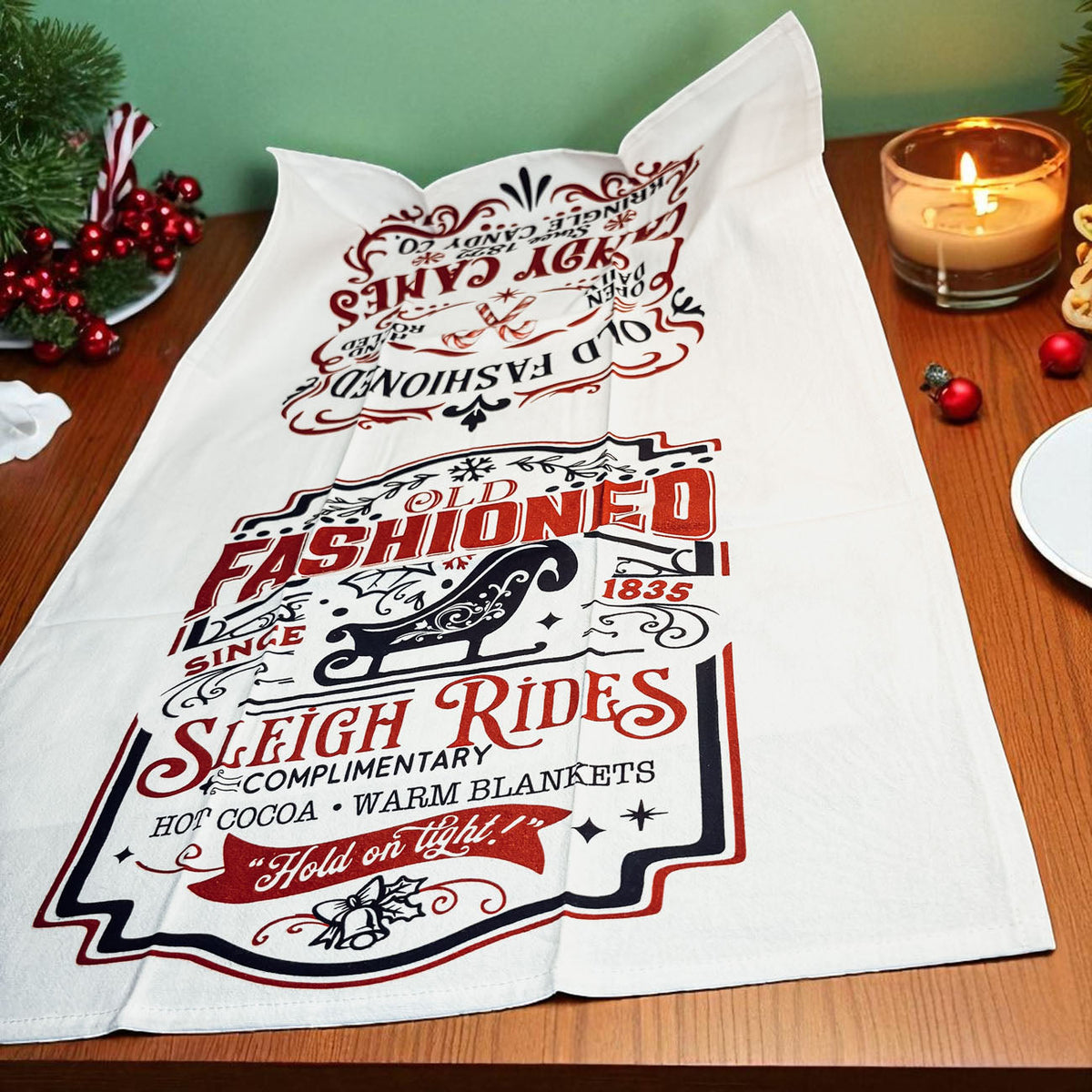 Sleigh + Candy Canes