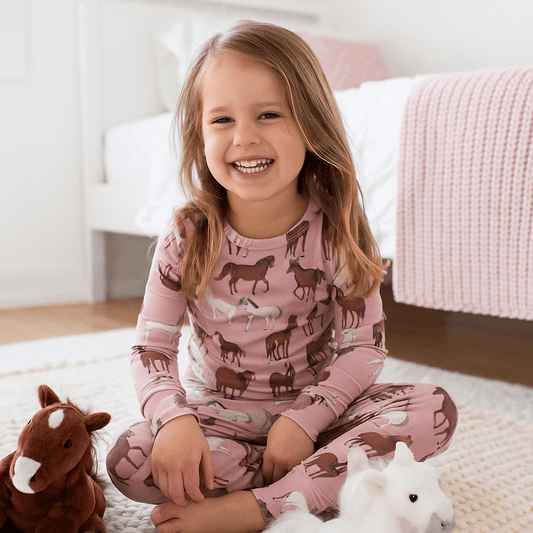 Wild Horses Big Kid Pajama Set